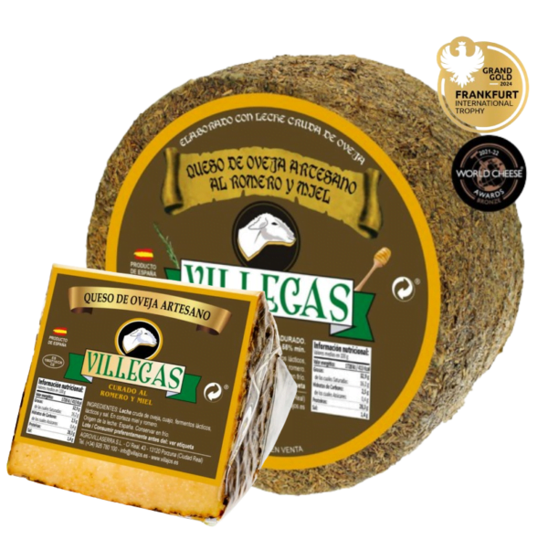 Queso de oveja curado al romero y miel