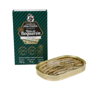 Boquerón en aceite de oliva con ajo y perejil