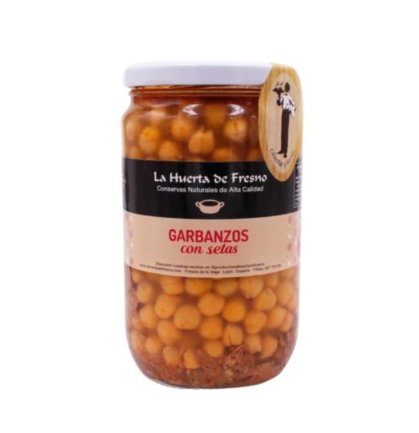 Garbanzos con setas