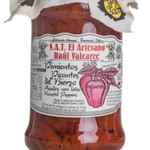 Pimientos picantes del Bierzo asados con leña